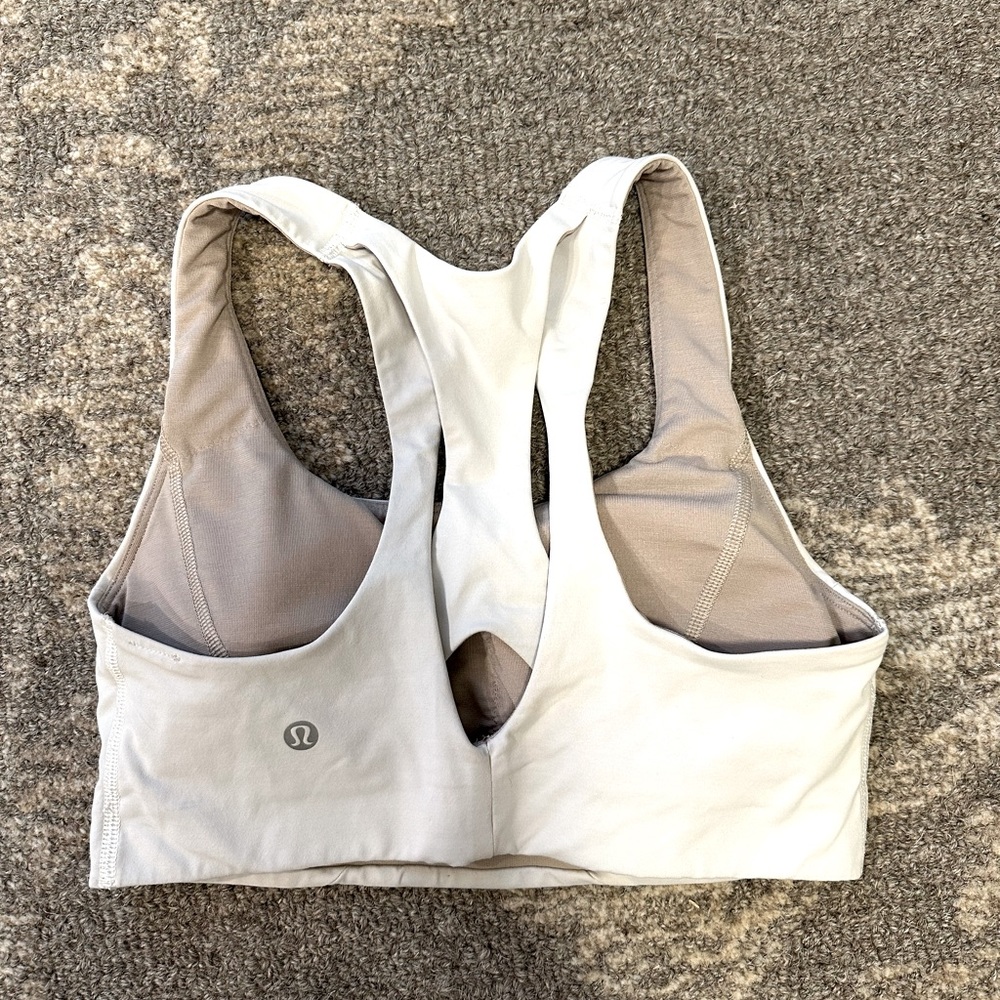 Lululemon open racerback train bra